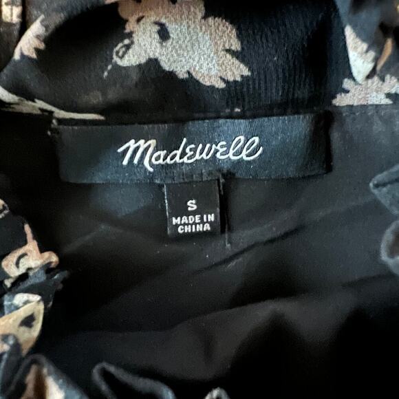 Madewell Mistlight Mockneck Dress in Seattle Floral Size S - Picture 3 of 13